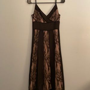Ann Taylor loft, black lace cocktail dress.